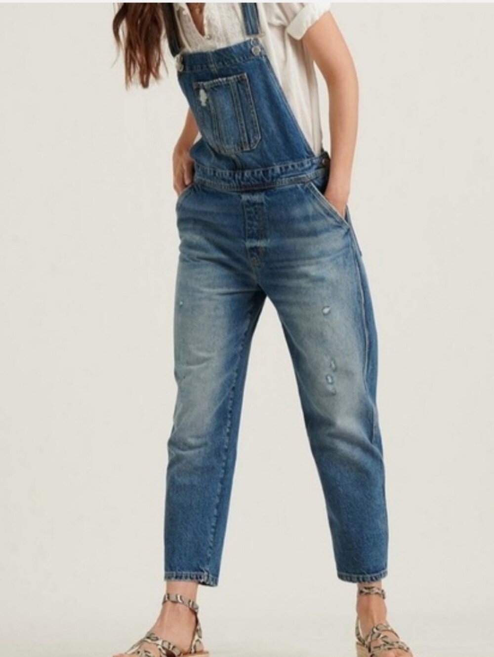 Lucky Brand Denim Relaxed Overall Size 4/27 Women's